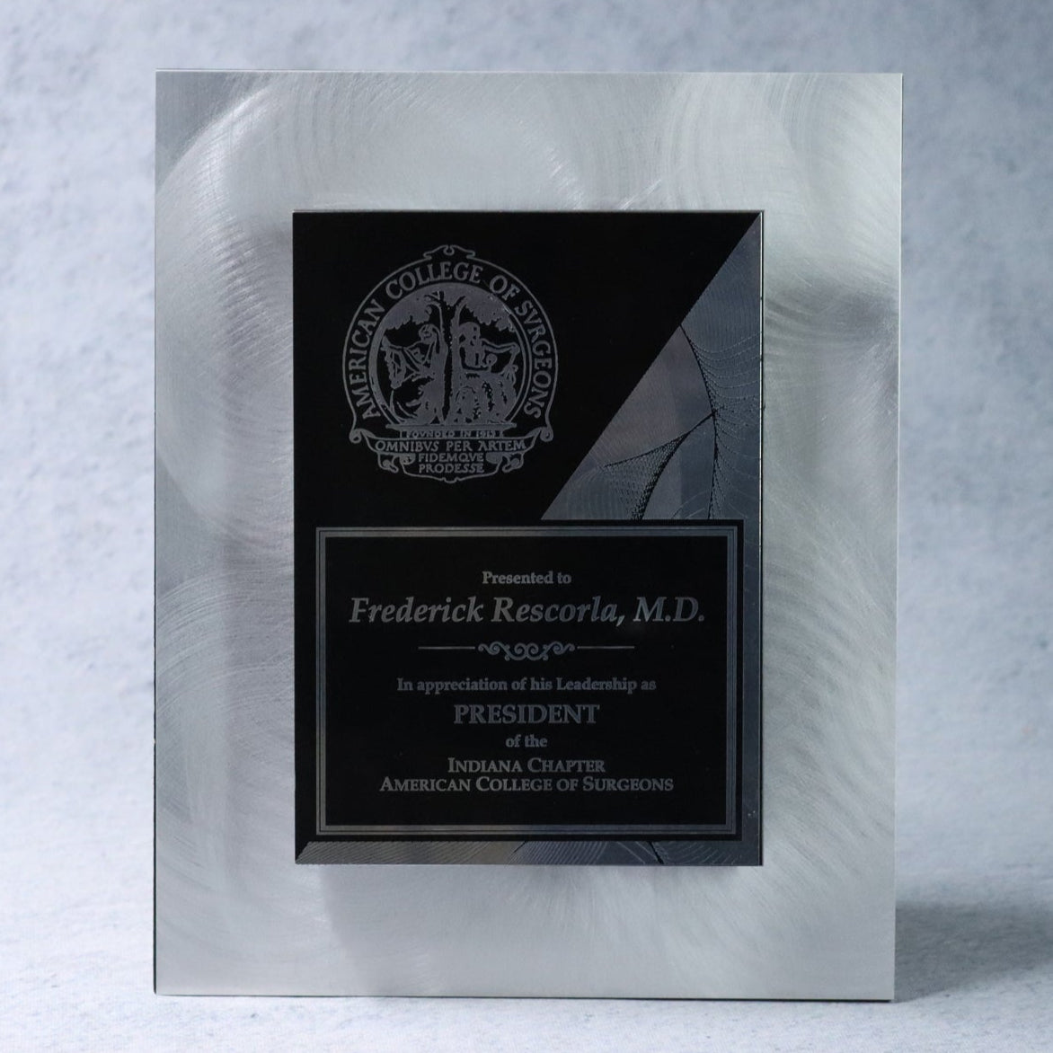 Two-Level Digitally Printed Plaque