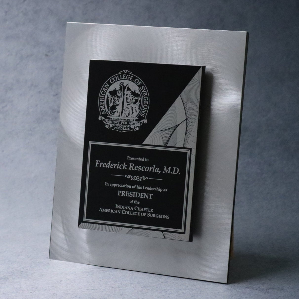 Two-Level Digitally Printed Plaque