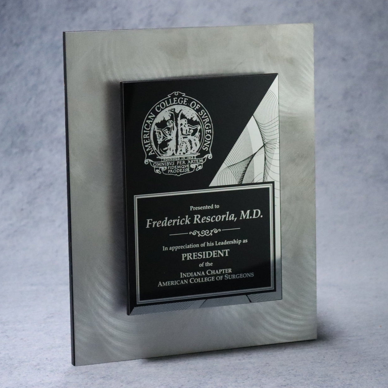 Two-Level Digitally Printed Plaque