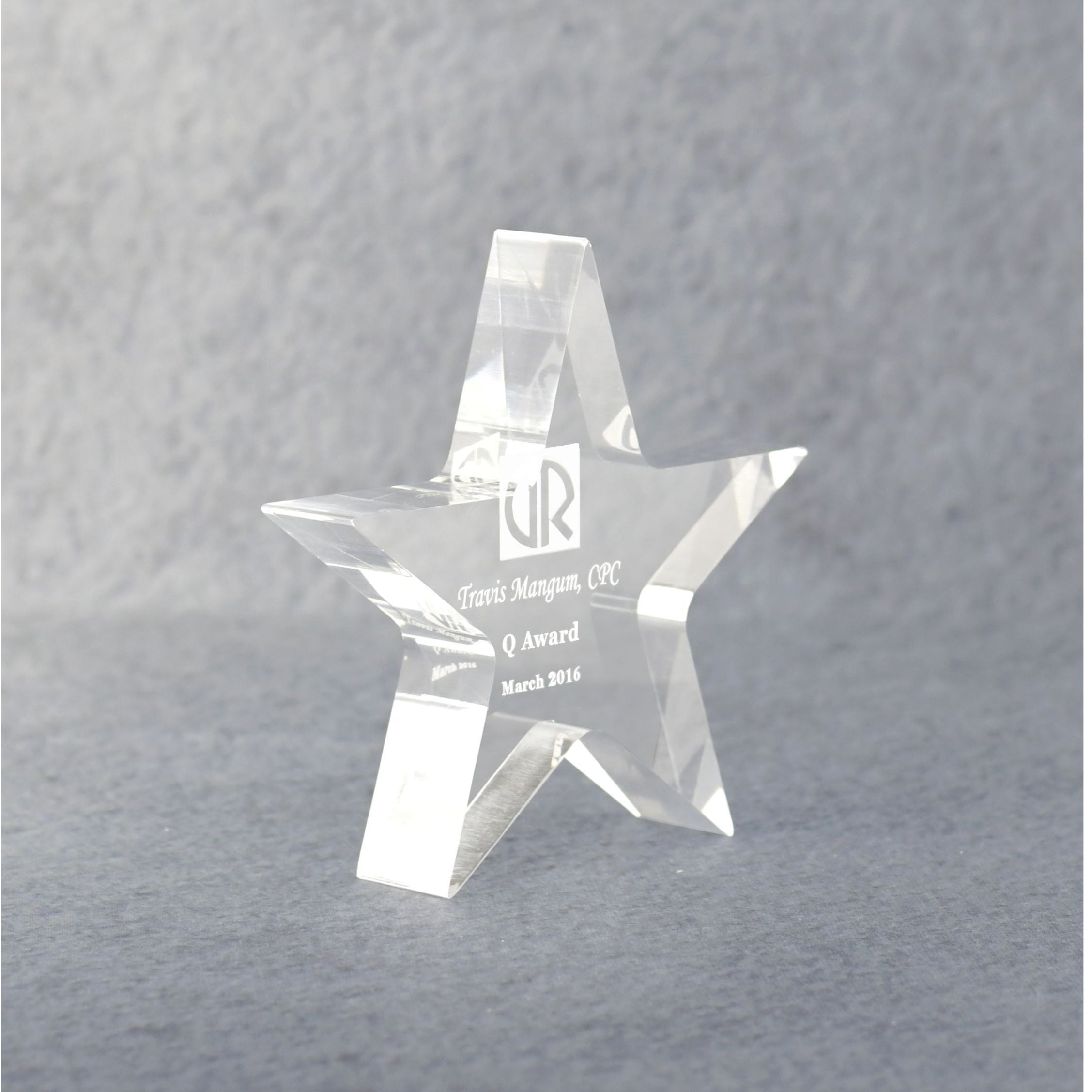 Acrylic Star Performer Paperweight
