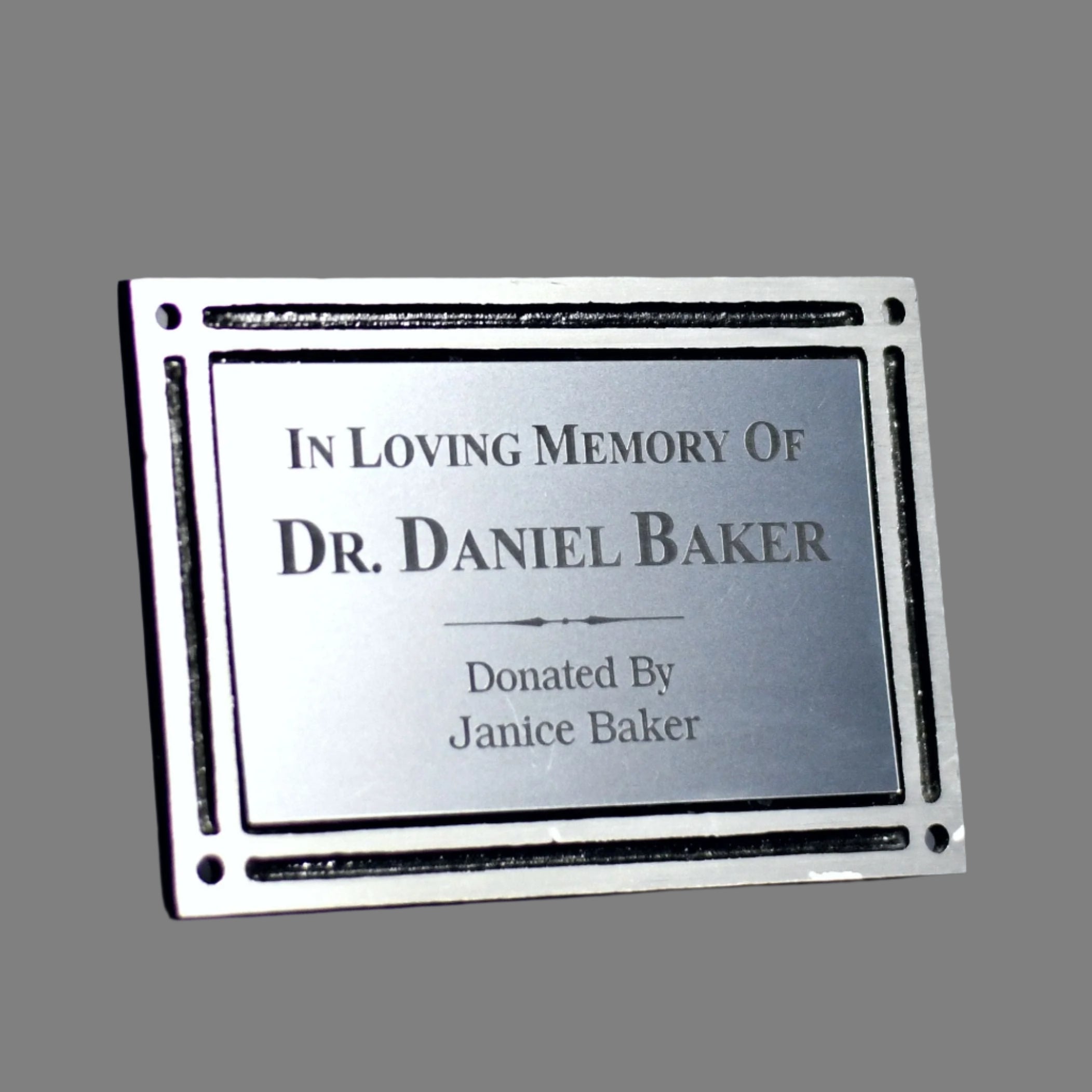 Cast Aluminum Bronze Plaque