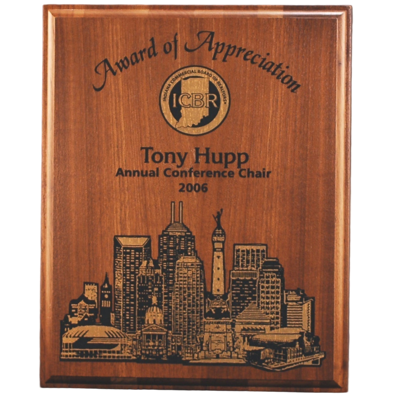 Executive Walnut Plaque