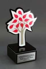 Custom-Awards-Indiana-Blood-Center-Tree-mimaki-1