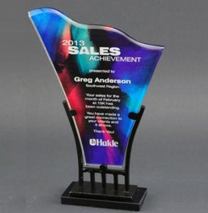 Colorful-Acrylic-Award-With-Metal-Stand-A-607B