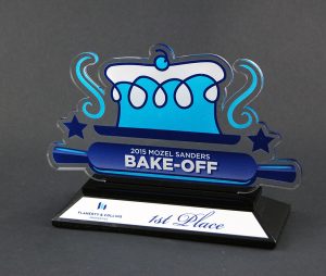 Custom Awards Mozel Sanders Bake-Off mimaki