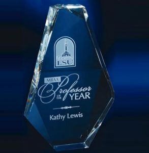 Optic Crystal Faceted Award