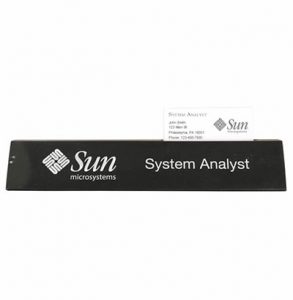Custom business card holder