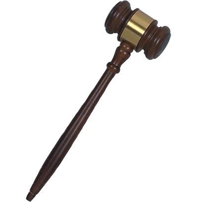 Walnut Finish Gavel