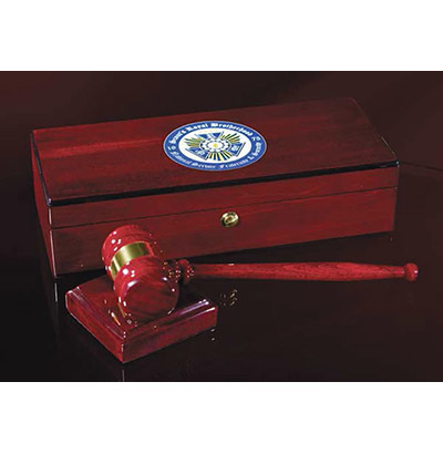 Gavel Set Rosewood