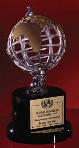 Desktop Globe Recognition Award