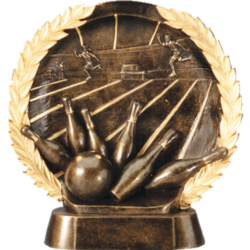 Bowling BronzeStone Wreath Award