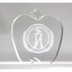 Acrylic Apple Cutout - 5 inches