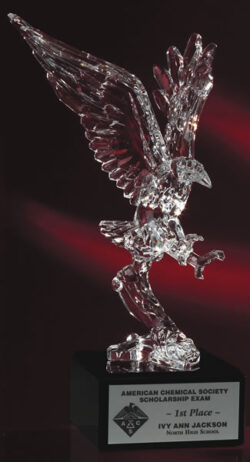 Acrylic Eagle on Marble Base (40A)