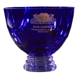 Cobalt Blue Crystal Bowl