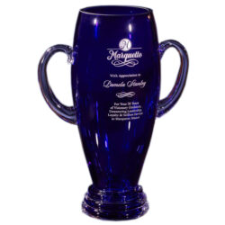 Blue Vase with Handles