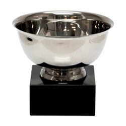 Silver Bowl on Marble Base
