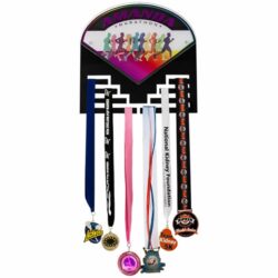 Custom Medallion Ribbon Display (Steps) - 14" X 14"