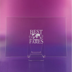 8"x14" Rectangle Hostess Tray (JC19) - 8"H x 14"W