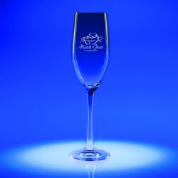 8oz. Lyrica Flute - Traveler (JC19) - 9.5"H x 2.75"DIA Set of 2