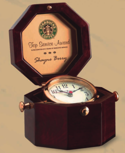 Howard Miller "Captain's" Clock / Chronometer Tabletop Clock