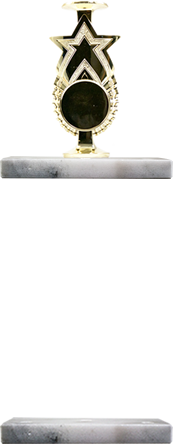 Star Riser 2-Post Trophy