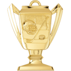 Hockey Trophy Cup Medal - 2¾ inches