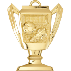 Soccer Trophy Cup Medal - 2¾ inches