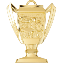 Swimming Trophy Cup Medal - 2¾ inches