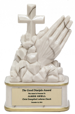 White Praying hands Stature - 7 inches