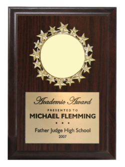 Starburst Medallion Cherry Plaque