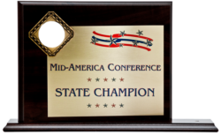 Standup Plaque with Figure - 9" X 12"