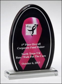 Acrylic Award (A6934) - 6" W x 8-1/2" H