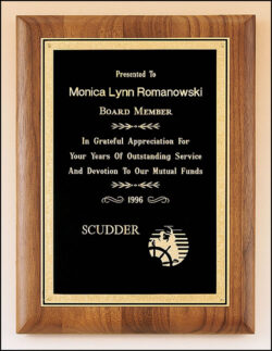 American Walnut Plaque (P2923)