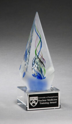 Art Glass Award (2264) - 2-5/8" W x 7-1/8" H