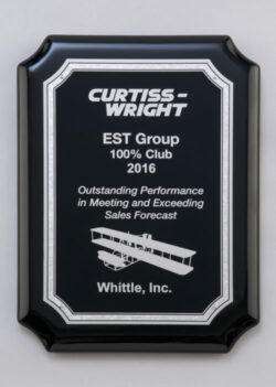 Black High Gloss Plaque (P5088)