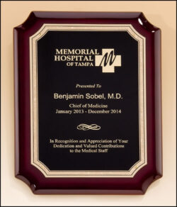 Rosewood Plaque (P5043)